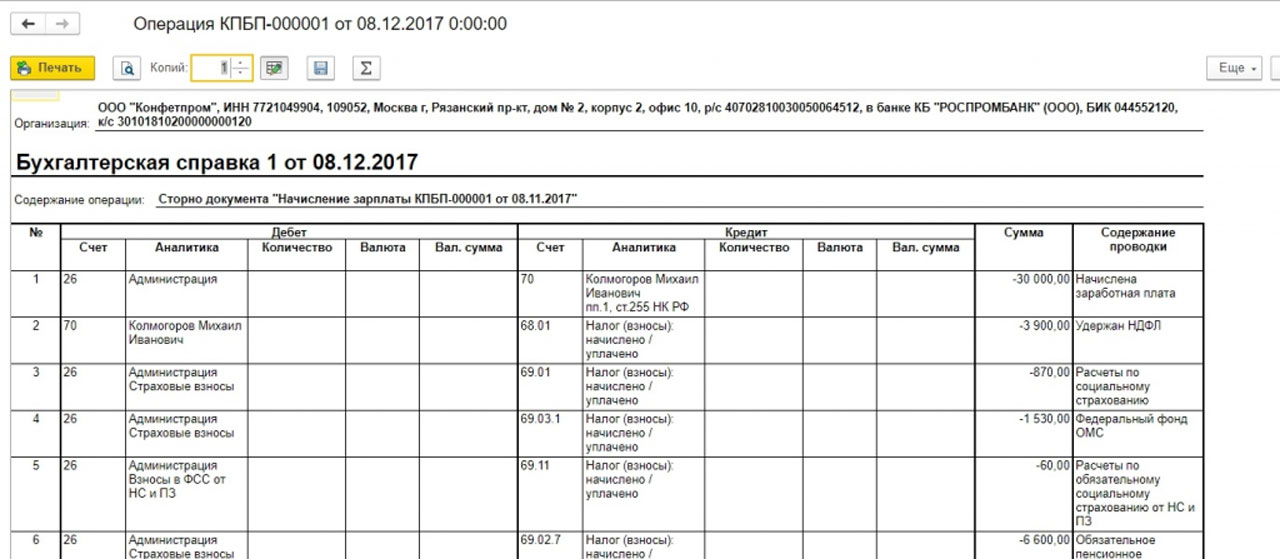 Что означает сторнирование в бухгалтерии