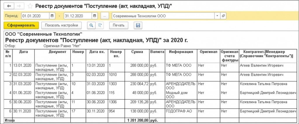 oformlenie i kontrol pervichnykh dokumentov v 1s 5