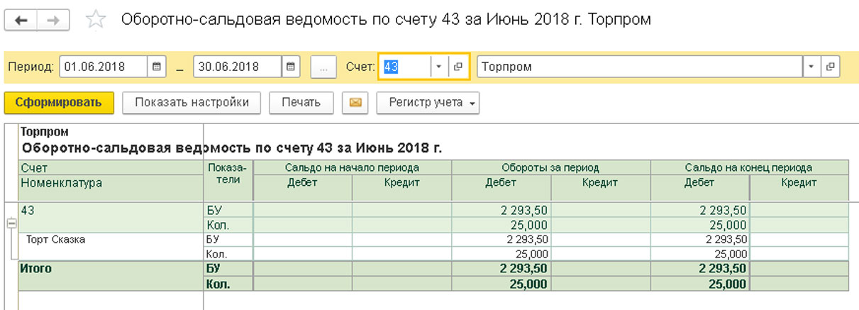 Отчет производства за смену в 1с упп