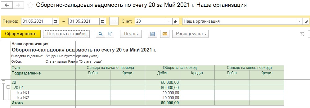 1с 8 закрытие месяца торговая наценка не рассчитывается